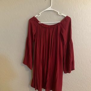 One Clothing burgundy dress